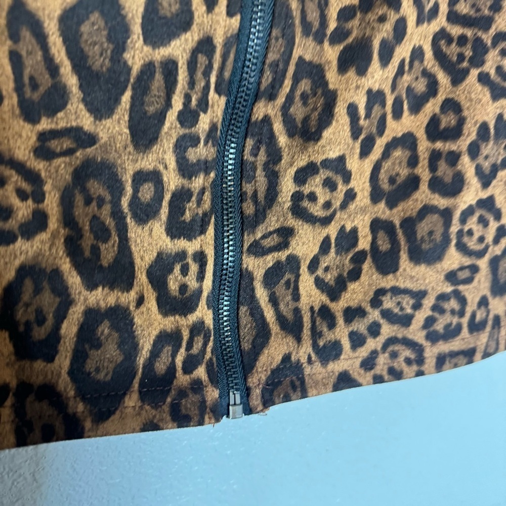 Leopard Print Women's Skirt - Picture 5 of 13